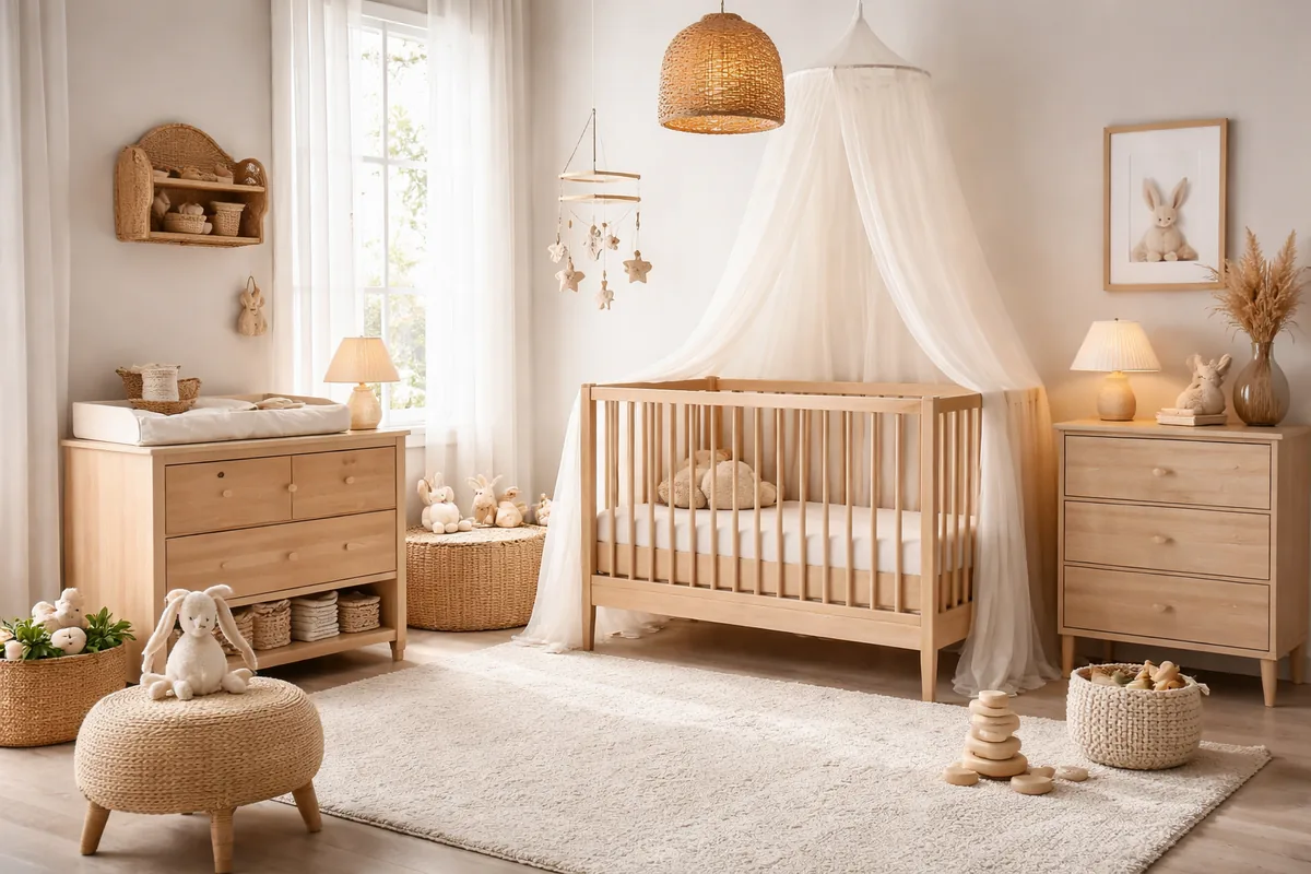 Quels accessoires de puériculture choisir pour une chambre d'enfant élégante