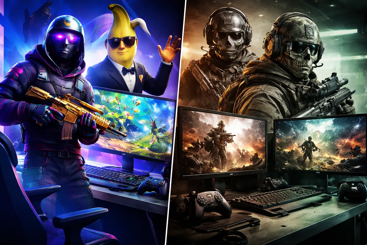 Quels sont les derniers événements compétitifs de Fortnite et Call of Duty