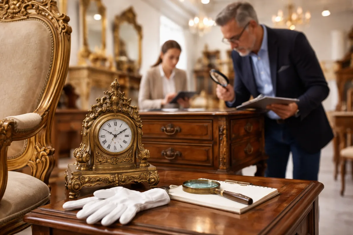 Comment évaluer des objets anciens de mobilier avant une adjudication