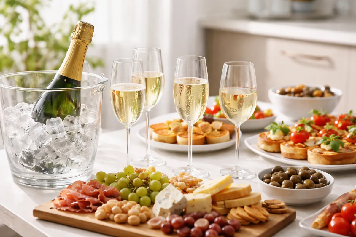 Comment bien recevoir avec des quantités de vin et de champagne pour un apéritif